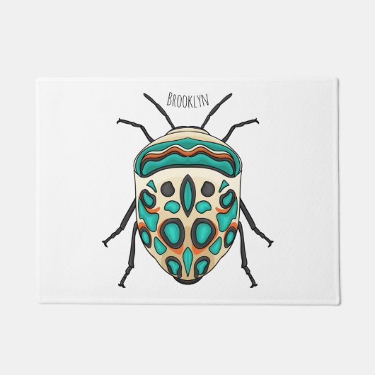 Picasso bug cartoon illustration fußmatte (Vorderseite)