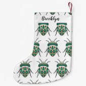Picasso Bug Cartoon Illustration Kleiner Weihnachtsstrumpf (Rückseite)