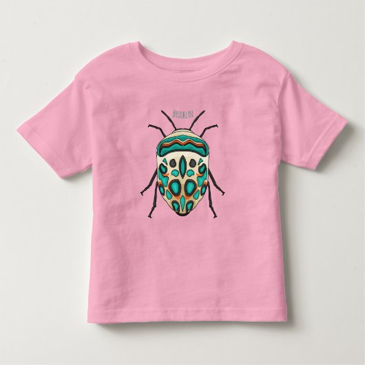 Picasso Bug Cartoon Illustration Kleinkind T-shirt (Vorderseite)