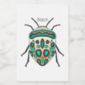 Picasso bug cartoon illustration  lebensmitteletikett (Einzelnes Label)
