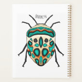Picasso Bug Cartoon Illustration Planer (Rückseite)