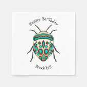 Picasso Bug Cartoon Illustration Serviette (Vorderseite)