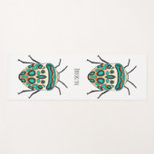 Picasso Bug Cartoon Illustration Yogamatte (Vorderseite (Horizontal))