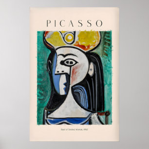 Picasso Büste Sitzende Frau962 Kunstprint Abstract Poster