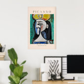 Picasso Büste Sitzende Frau962 Kunstprint Abstract Poster (Heimbüro)