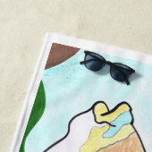 Picasso-Drückerfisch Strandtuch (Beispiel)