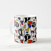 Picasso-Gesichter Kaffeetasse (Vorderseite Links)