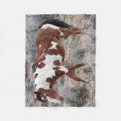 Picasso-Ikone des Sand-Waschbeckens, Colorado Fleecedecke (Vorderseite)