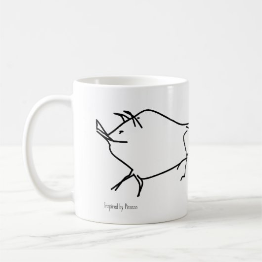 Picasso 'ish kaffeetasse (Links)