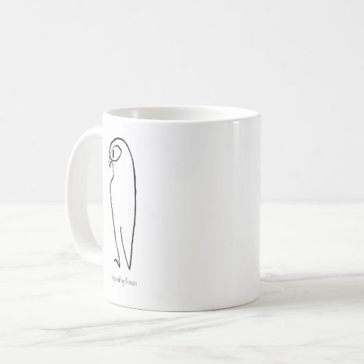 Picasso 'ish kaffeetasse (Vorderseite Links)