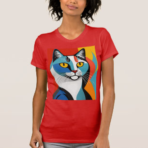 Picasso, Katze, Familie, Kitzch, Kunst, Whiskers,  T-Shirt