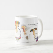 Picasso-Leute-Tasse Kaffeetasse (VorderseiteRechts)