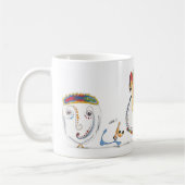 Picasso-Leute-Tasse Kaffeetasse (Links)