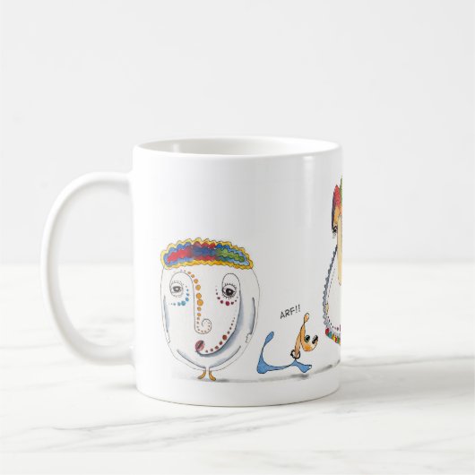 Picasso-Leute-Tasse Kaffeetasse (Links)