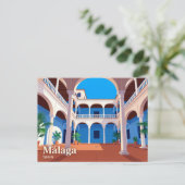 Picasso-Museum, Málaga Spanien Postkarte (Stehend Vorderseite)