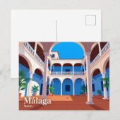 Picasso-Museum, Málaga Spanien Postkarte (Vorne/Hinten)