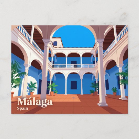 Picasso-Museum, Málaga Spanien Postkarte (Vorderseite)