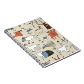 Picasso-Notebook mit spielerischen Menagerie Notizblock (Rechte Seite)