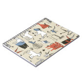 Picasso-Notebook mit spielerischen Menagerie Notizblock (Linke Seite)