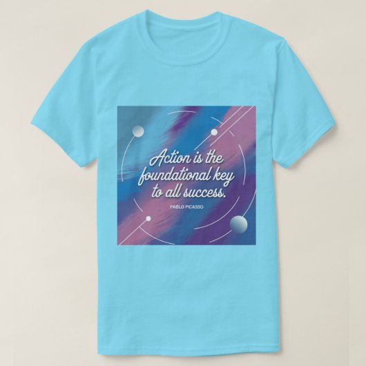 Picasso Productivity Quote T - Shirt (Design vorne)