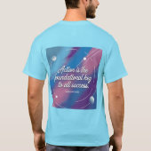Picasso Productivity Quote T - Shirt (Rückseite)