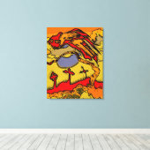 Picasso Raven  Leinwanddruck (Insitu (Holzboden))