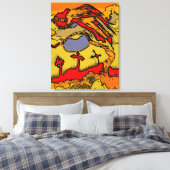 Picasso Raven  Leinwanddruck (Insitu (Schlafzimmer))