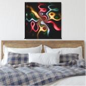 Picasso Rose Leinwanddruck (Insitu (Schlafzimmer))