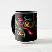 Picasso Rose Tasse (Vorderseite Links)