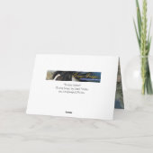 Picasso schlägt Wildes Pferd Grußkarte Karte (Rückseite)