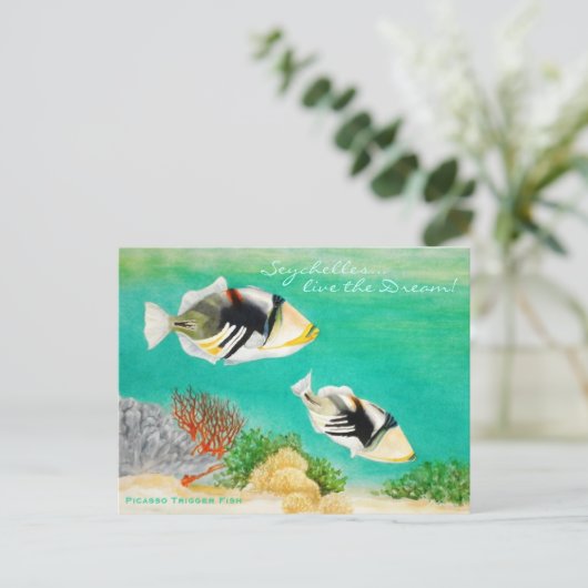 Picasso Trigger Fish Postkarte (Stehend Vorderseite)