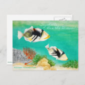 Picasso Trigger Fish Postkarte (Vorne/Hinten)