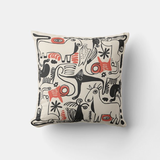 Picassos Bestiary Cushion Kissen (Vorderseite)