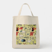 Picasso's Live-Menagerie-Lebensmittelgeschäft - Ta Tragetasche (Rückseite)