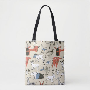 Picasso's Menagerie Tote Bag Tasche