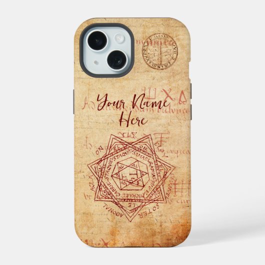 Picatrix iPhone 15 Hülle (Rückseite)
