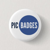 PicBadges Knopf Button (Vorderseite)