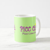 PICC Küken---PICC LINIE Einfügung NurseGifts Kaffeetasse (VorderseiteRechts)