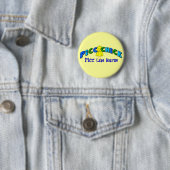PICC Küken "PICC LINIE KRANKENSCHWESTER" BLAUER Button (Beispiel)
