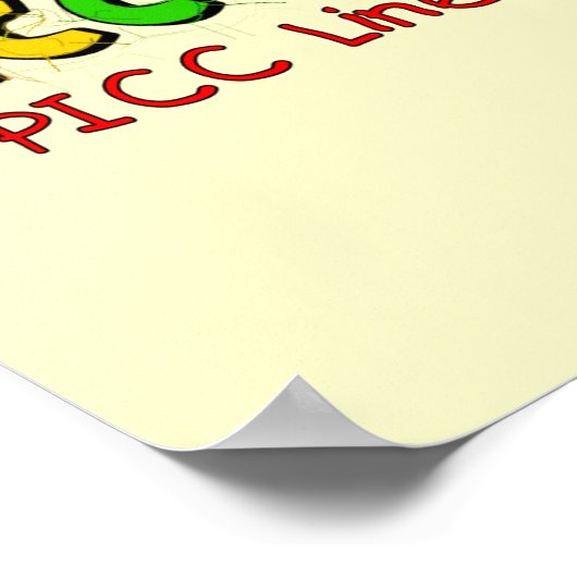 PICC LINE Nurse POSTER (Ecke)