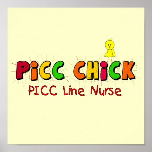 PICC LINE Nurse POSTER (Vorne)