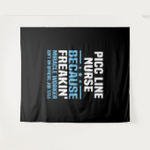 PICC Line Nurse Wandteppich (Vorderseite (Horizontal))