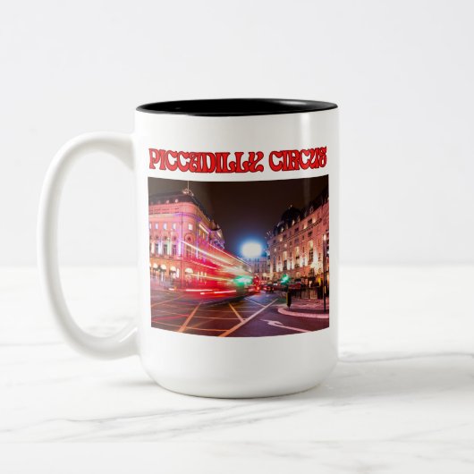 Piccadilly Circus 15 oz. Two Tone Mug Zweifarbige Tasse (Links)