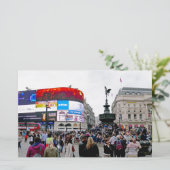 Piccadilly Circus - Berufliches Foto Briefpapier (Stehend Vorderseite)