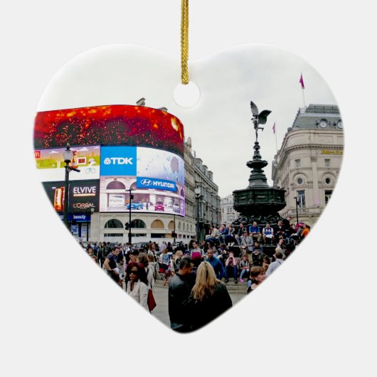 Piccadilly Circus - Berufliches Foto Keramikornament (Hinten)