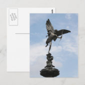 Piccadilly Circus, Eros Postkarte (Vorne/Hinten)