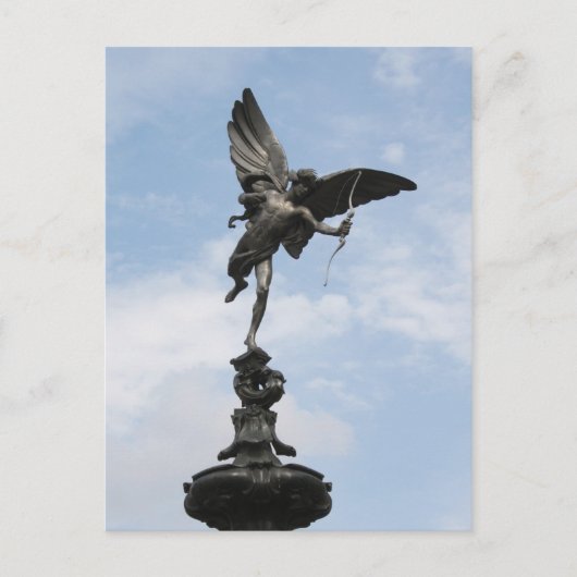Piccadilly Circus, Eros Postkarte (Vorderseite)
