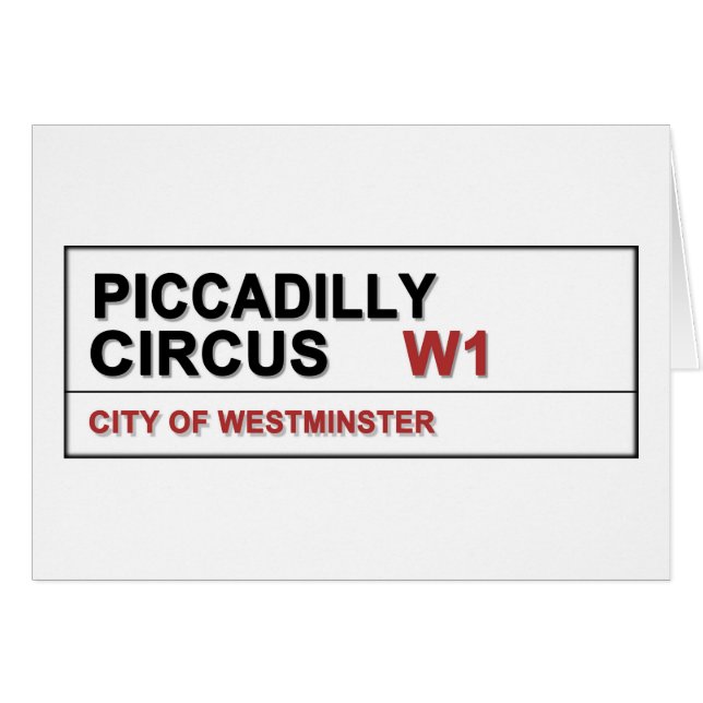 Piccadilly Circus London (Vorderseite (Horizontal))
