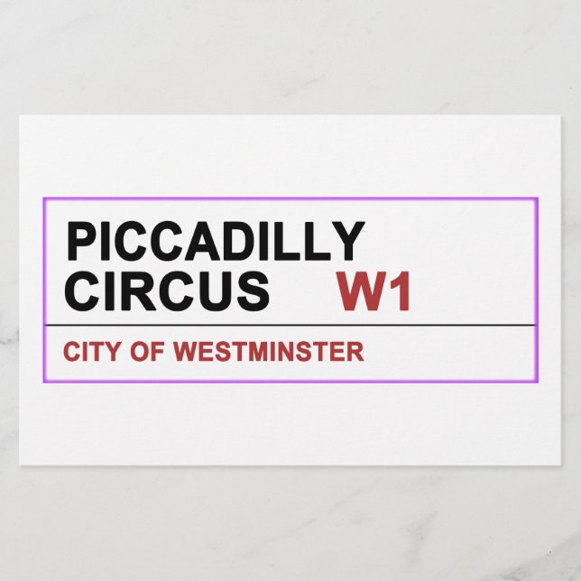 Piccadilly Circus London (Vorderseite)