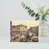 Piccadilly Circus, London, England, selten Fotochr Postkarte (Stehend Vorderseite)